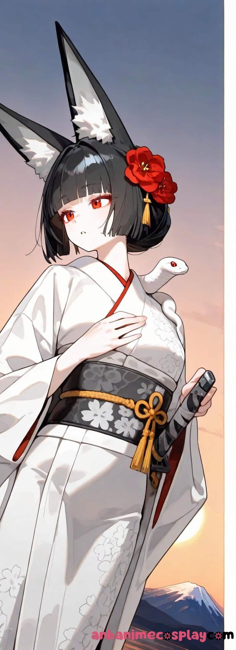 anime nữ tóc ngắn cực dễ thương